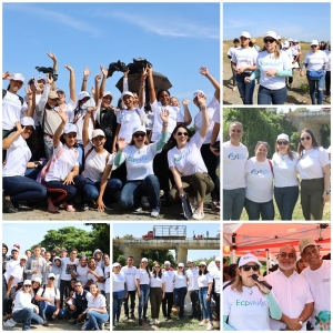 Gran Jornada de Limpieza del Rio Licey en la Guama, provincia Espaillat