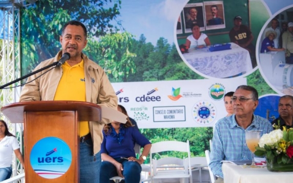 Inauguración Micro Central Hidroeléctrica Comunitaria Mahoma Abajo con  recursos aportados por el  Fondo de Financiamiento a iniciativas Comunitarias del Fondo MARENA