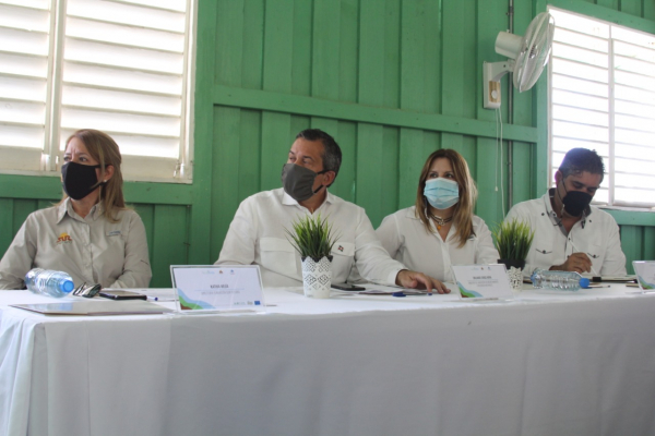 Lanzamiento del proyecto en el Parque Nacional Lago Enriquillo.